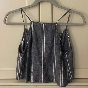 Nordstrom Private Label: Striped Tie-back Top, Size XS